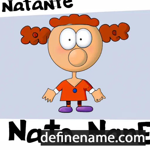 cartoon of the name Nantje