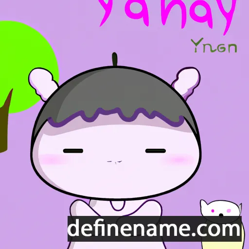 cartoon of the name Nanyan