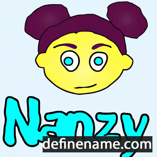 cartoon of the name Nanzy