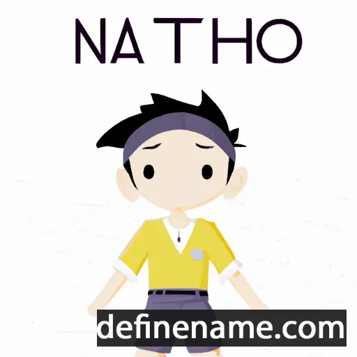 cartoon of the name Naohito