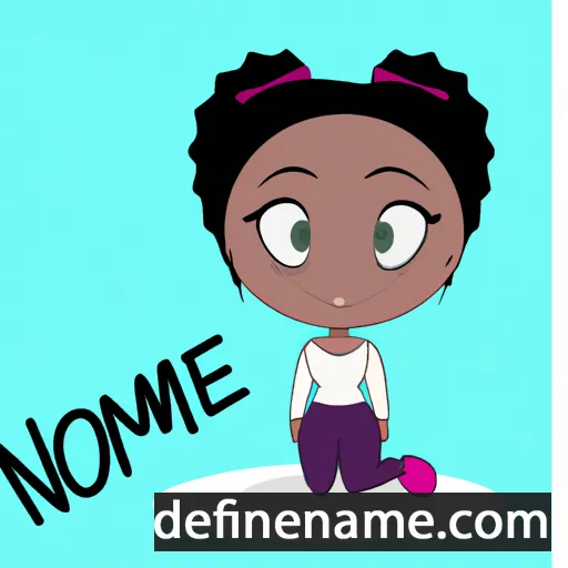 cartoon of the name Naomée