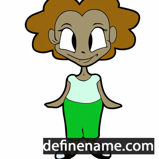 cartoon of the name Naomie