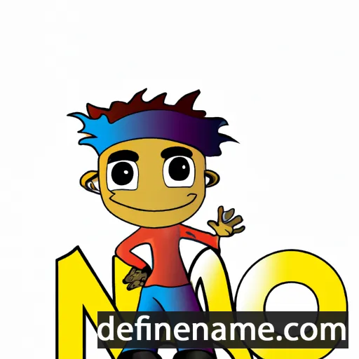 cartoon of the name Naoo