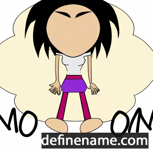 cartoon of the name Naoomi