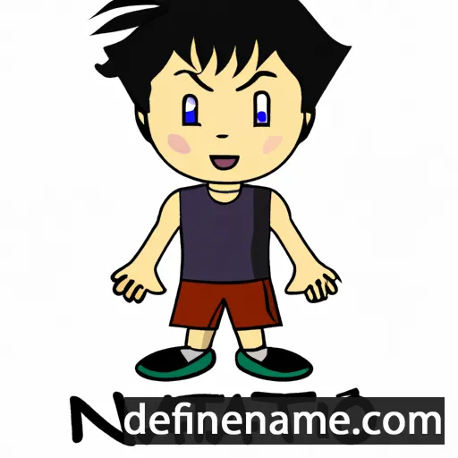 cartoon of the name Naotaka