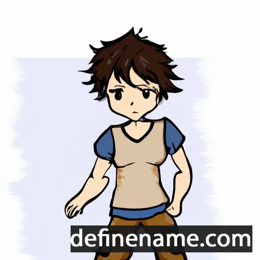 cartoon of the name Naoto