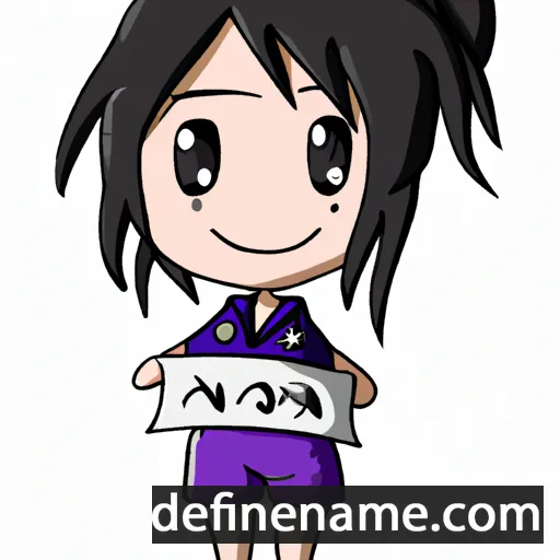 cartoon of the name Naozumi