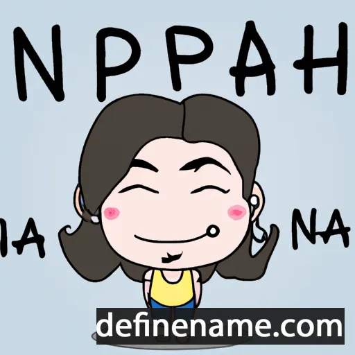 cartoon of the name Napha