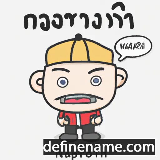 cartoon of the name Naphatson