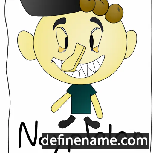 cartoon of the name Napoleyon