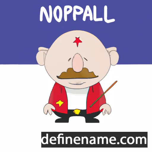 cartoon of the name Napolin