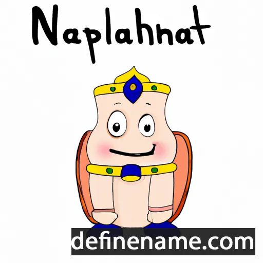 cartoon of the name Napthali