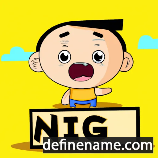 cartoon of the name Naqib