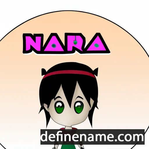 cartoon of the name Nara