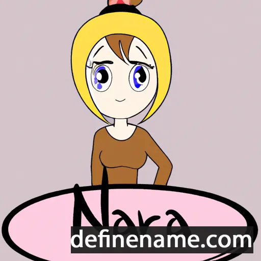 cartoon of the name Nara