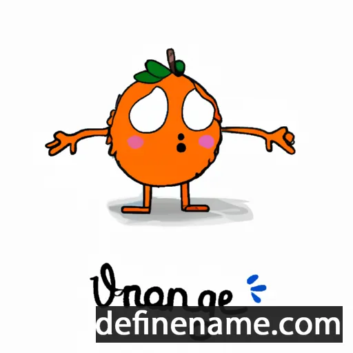 Naranja cartoon