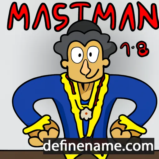 cartoon of the name Narasimman