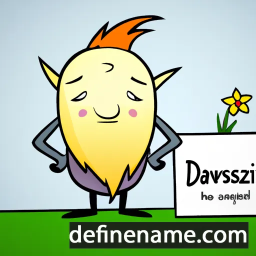 cartoon of the name Narcisszusz