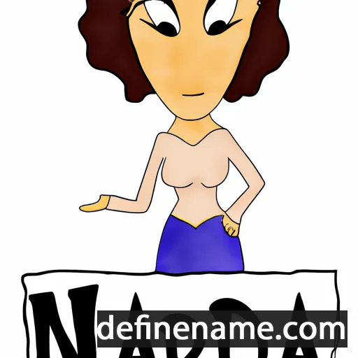 cartoon of the name Narda