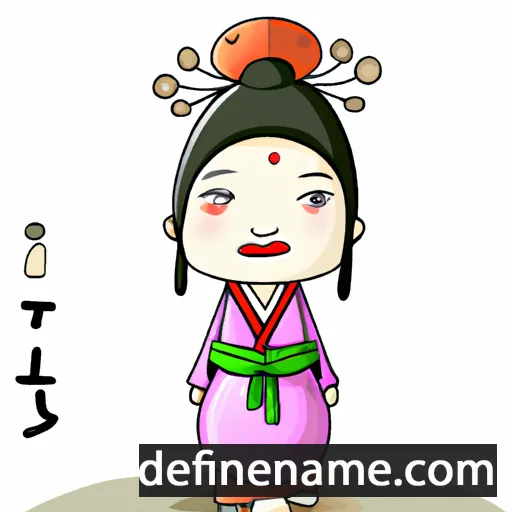 cartoon of the name Na-ryeong