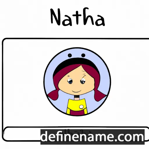 cartoon of the name Näzhiä