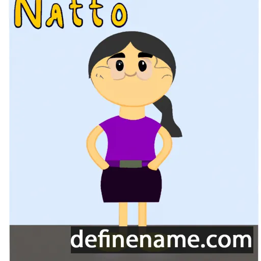 cartoon of the name Nâtat