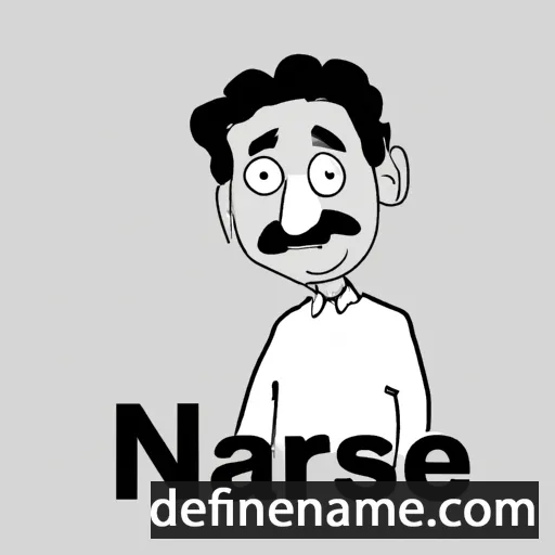 cartoon of the name Naresh