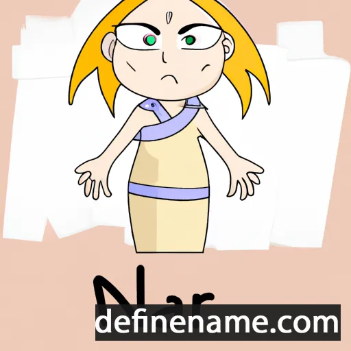 cartoon of the name Nari