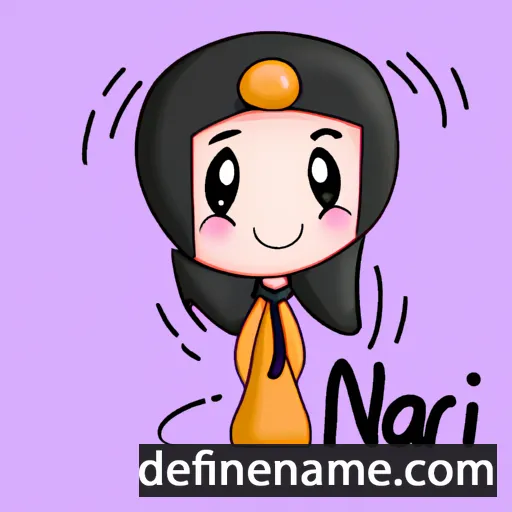 cartoon of the name Nari