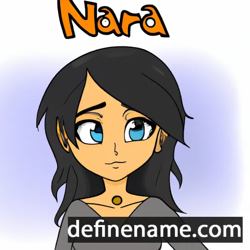 cartoon of the name Naria