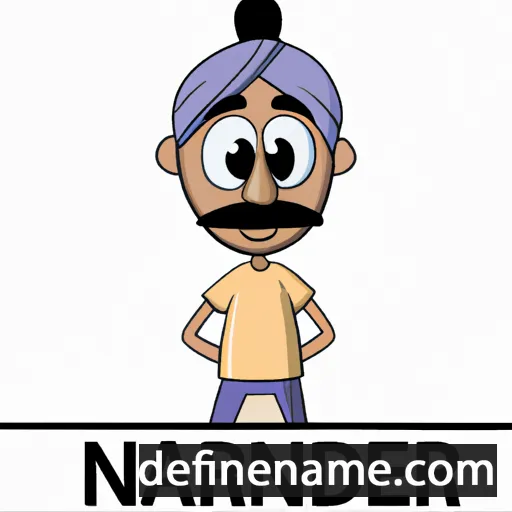 cartoon of the name Narinderkumar