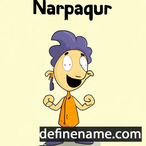 cartoon of the name Narpungav