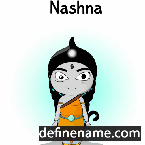 cartoon of the name Narshimha