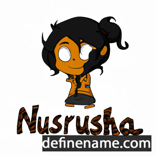 cartoon of the name Narusha