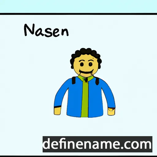 cartoon of the name Naserian