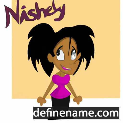 cartoon of the name Nashly