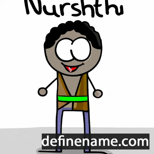 cartoon of the name Nashrur