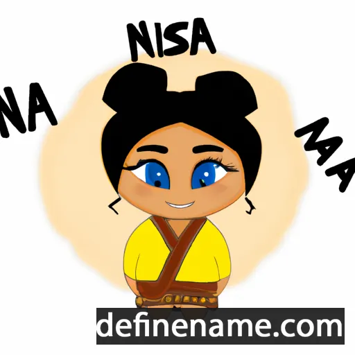 cartoon of the name Nasia