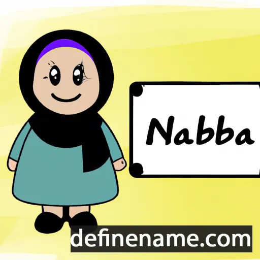 cartoon of the name Nasiba