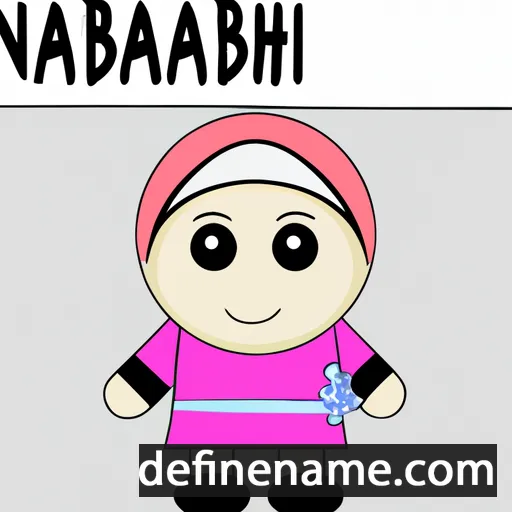 cartoon of the name Nasibah