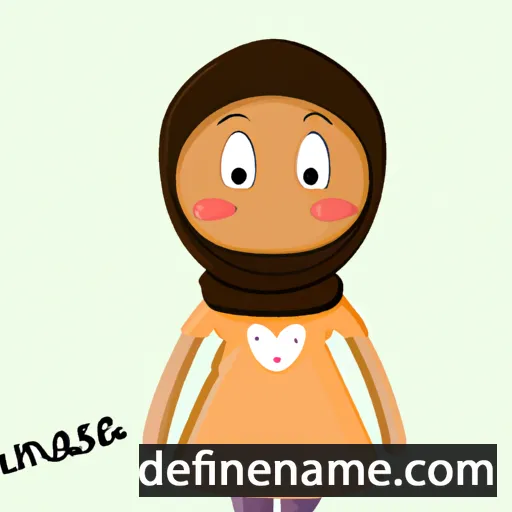 cartoon of the name Nasima