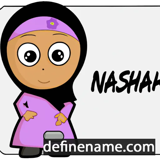 cartoon of the name Nasirah