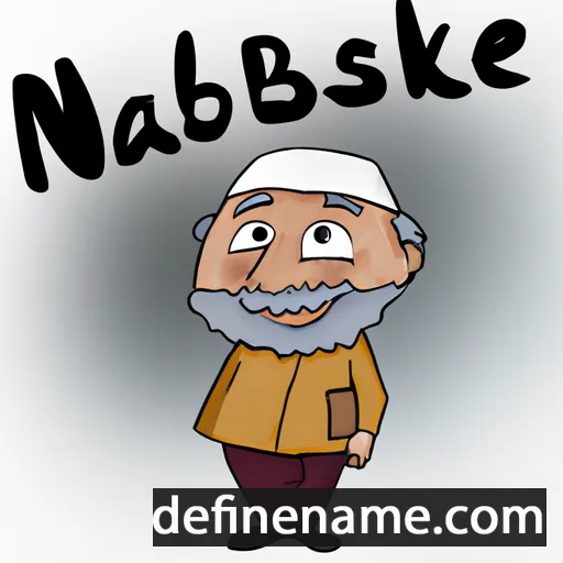 cartoon of the name Nasirbek