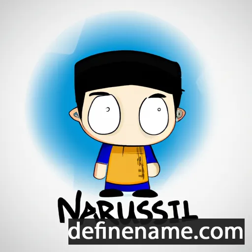 cartoon of the name Nasirul