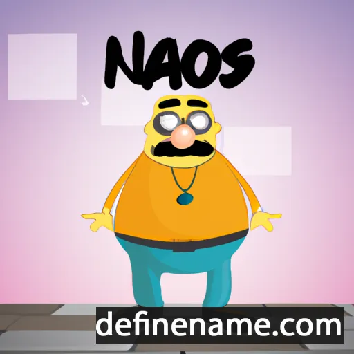 cartoon of the name Nasos