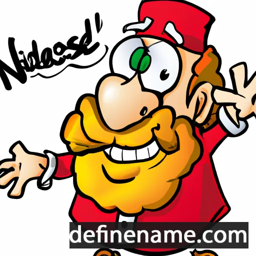 cartoon of the name Nasreddine