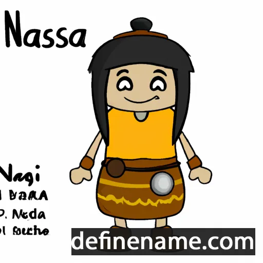 cartoon of the name Nassaaq