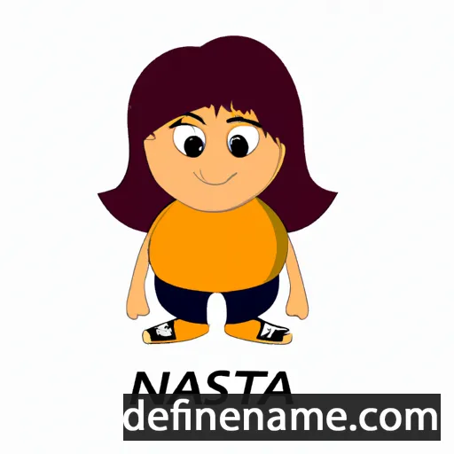 cartoon of the name Nasta