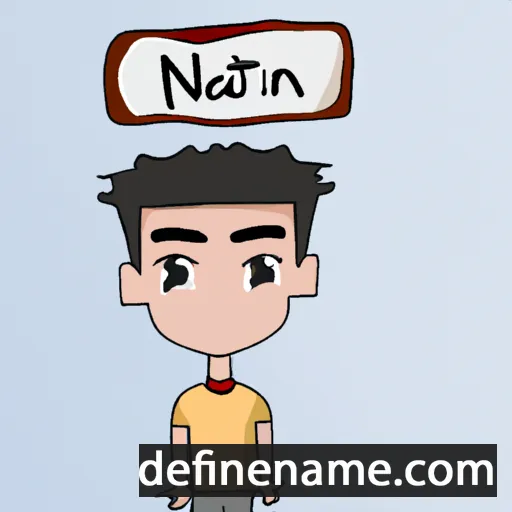 cartoon of the name Natán