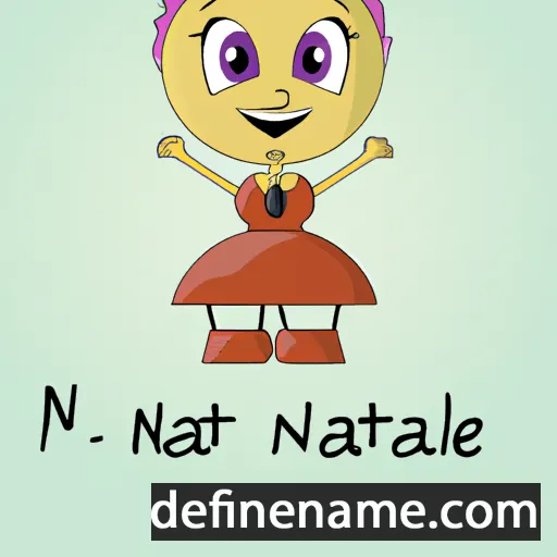 cartoon of the name Natalea